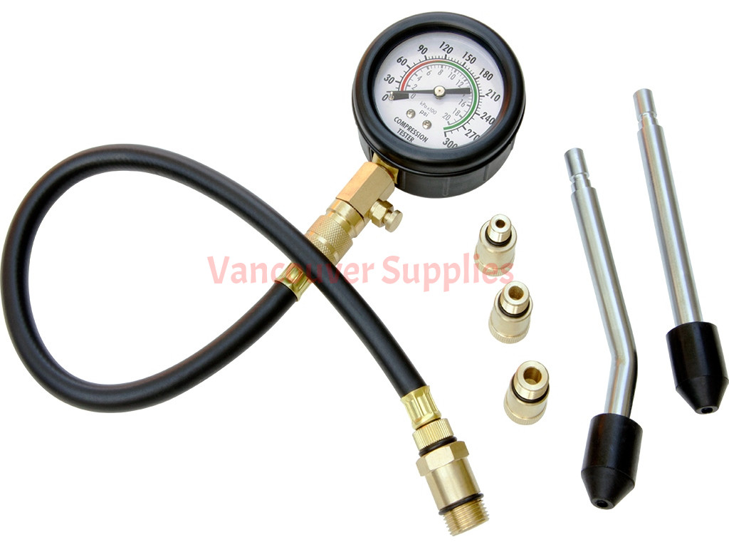 Spark plug top compression tool